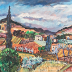 Schilderij, Maya Wildevuur, Mirabel Aux Baronnies, 2000